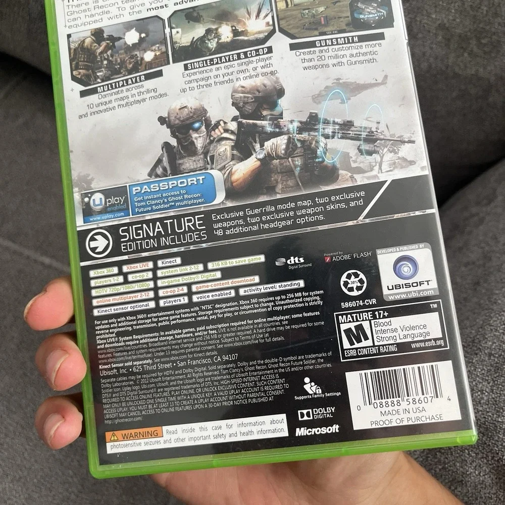 Tom Clancys Ghost Reacon Future Soilder Xbox 360 CIB Working Tested!